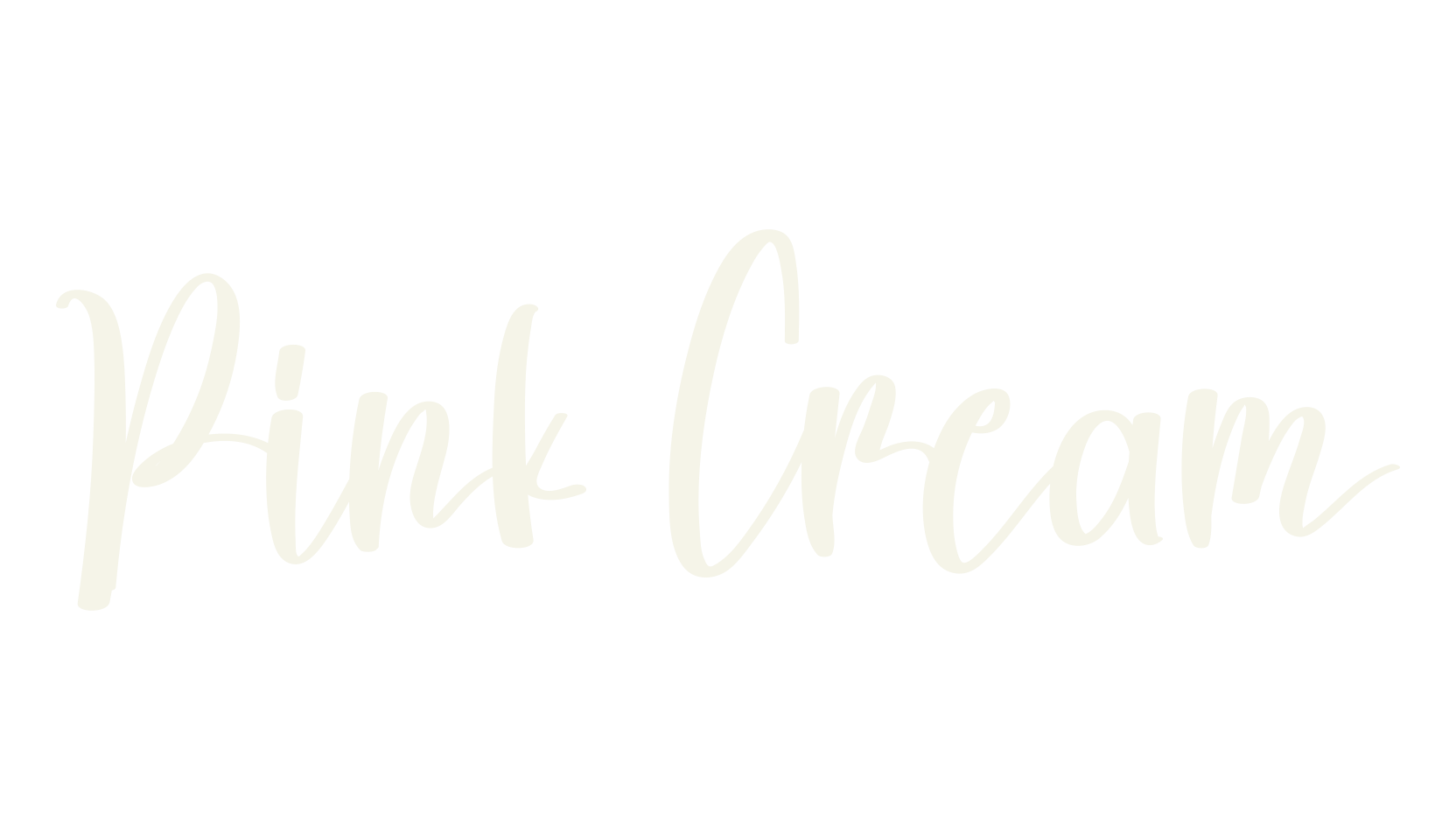 Pink Cream, lettering font preview