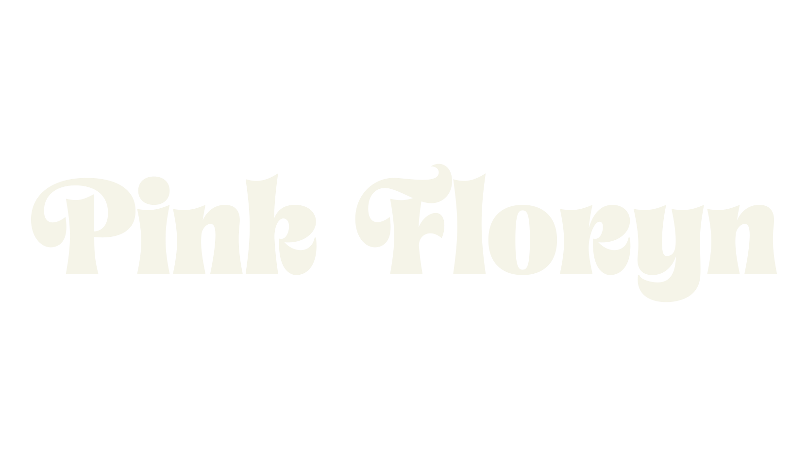 Pink Floryn, creative font preview