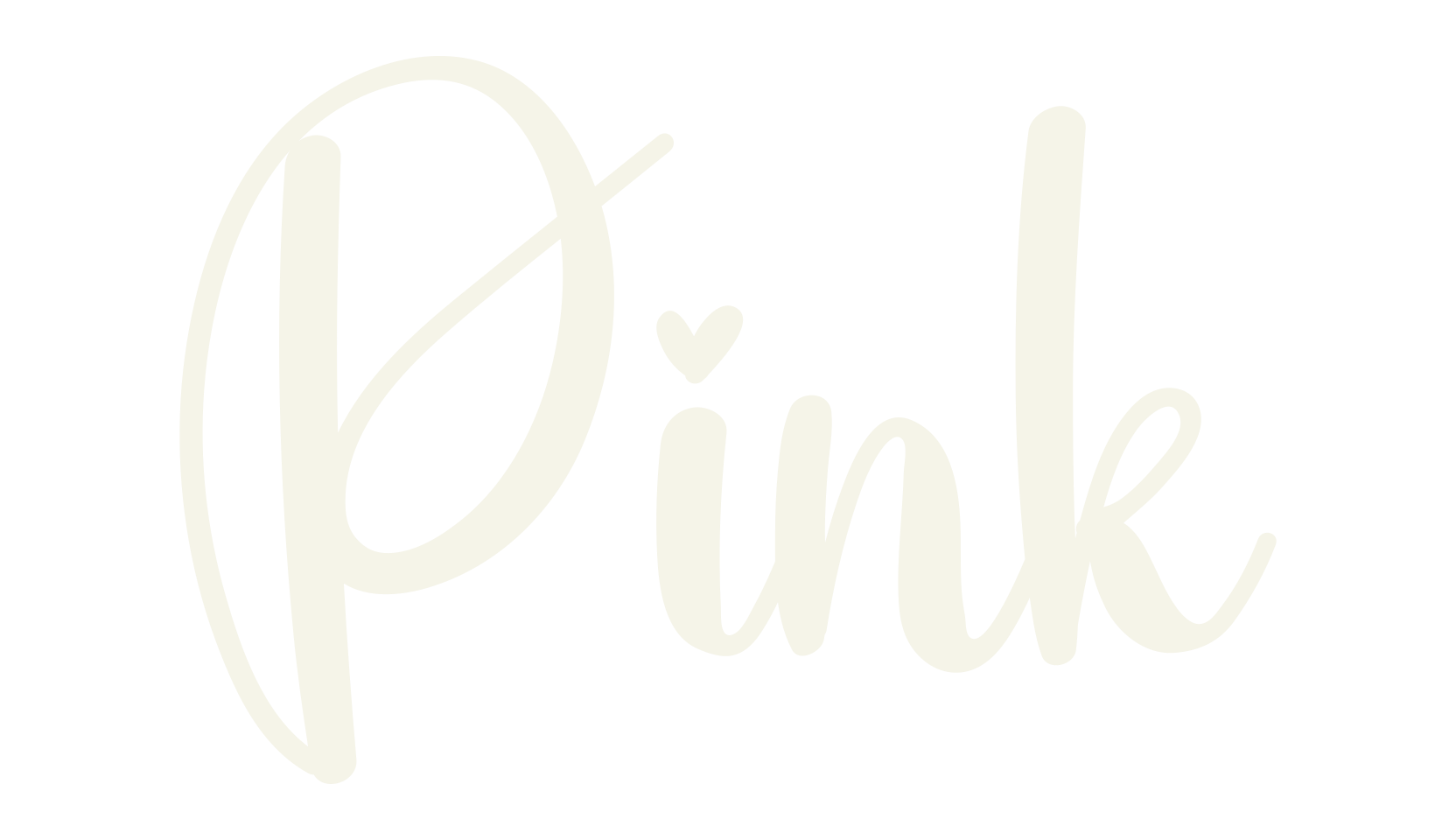 Pink, calligraphy font preview
