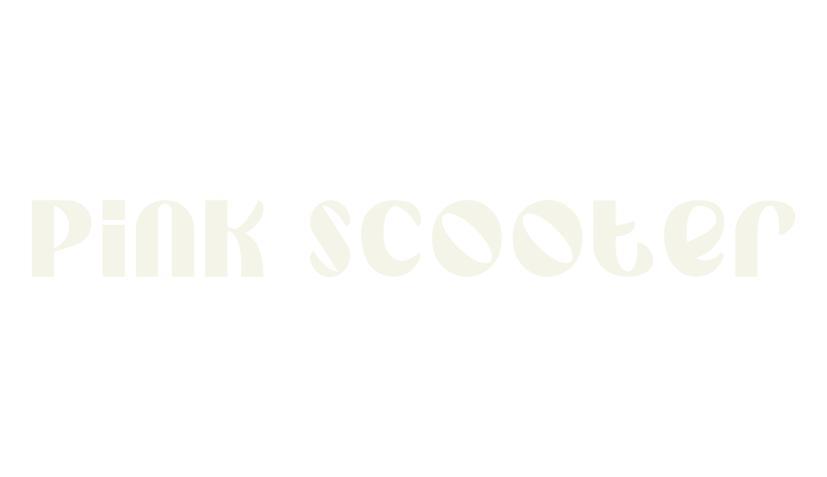 Pink Scooter, stylish font preview
