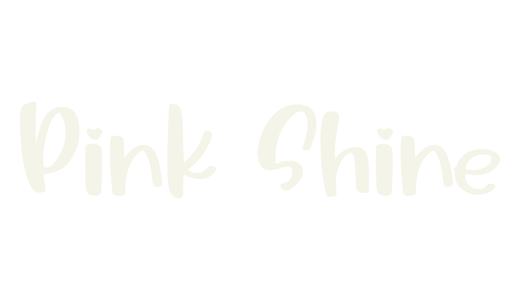 Pink Shine, cursive font preview