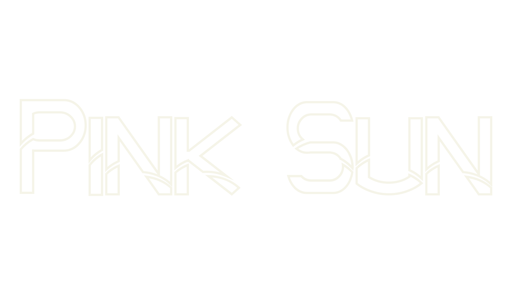 Pink Sun, calligraphy font preview