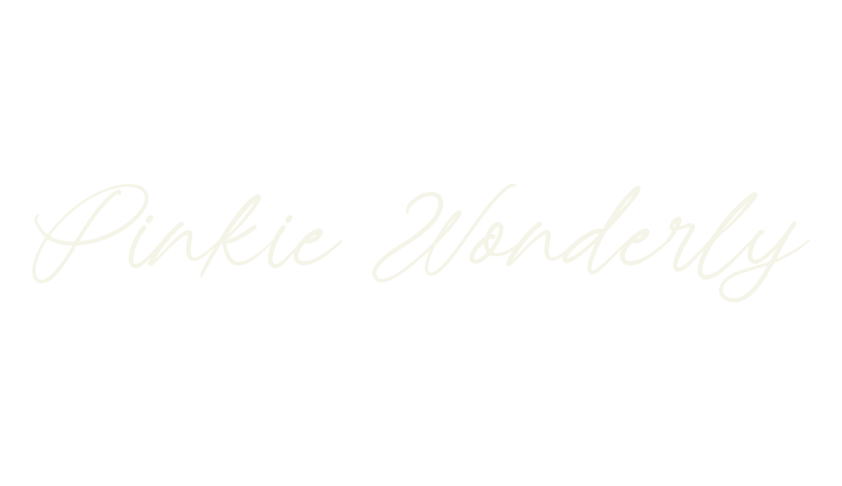 Pinkie Wonderly, script font preview