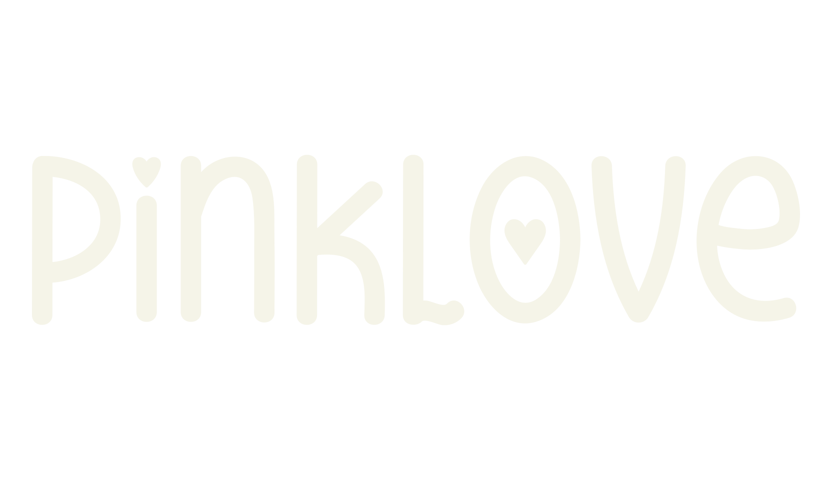 Pinklove, heart font preview