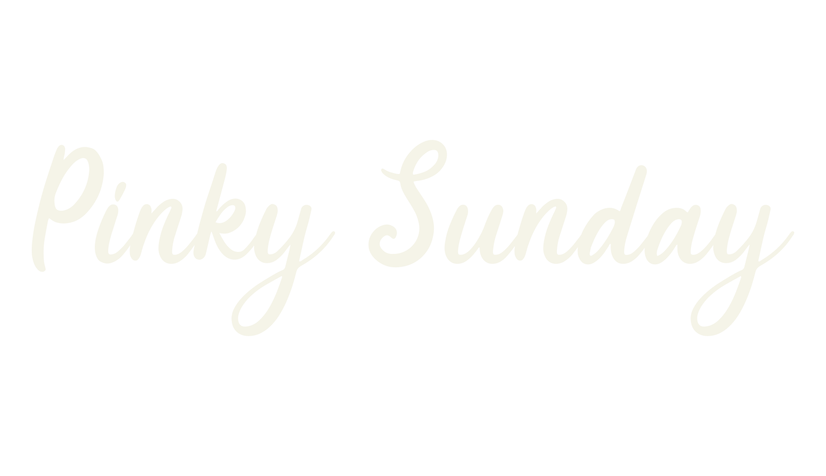 Pinky Sunday, easter font preview