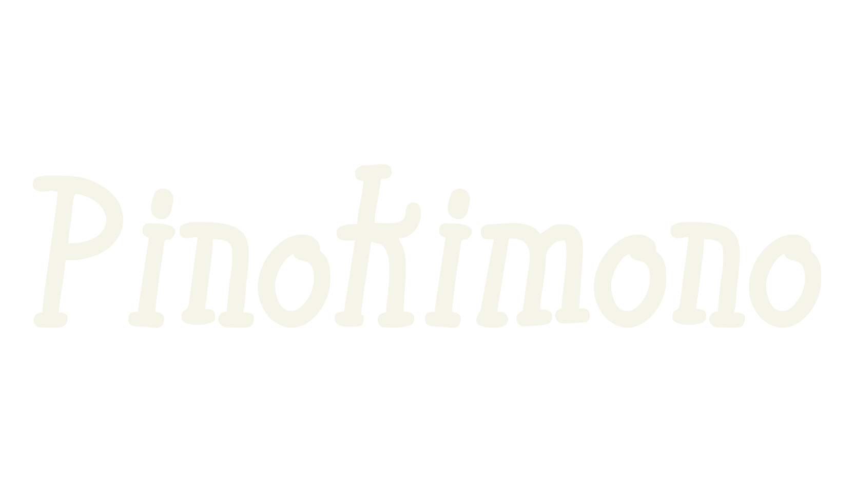 Pinokimono, fancy font preview