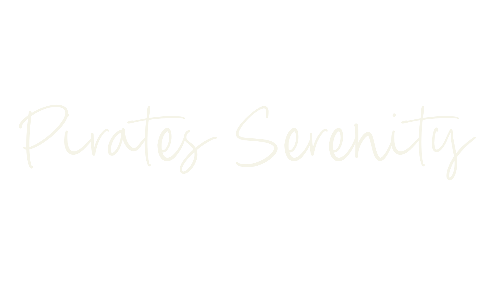 Pirates Serenity, script font preview