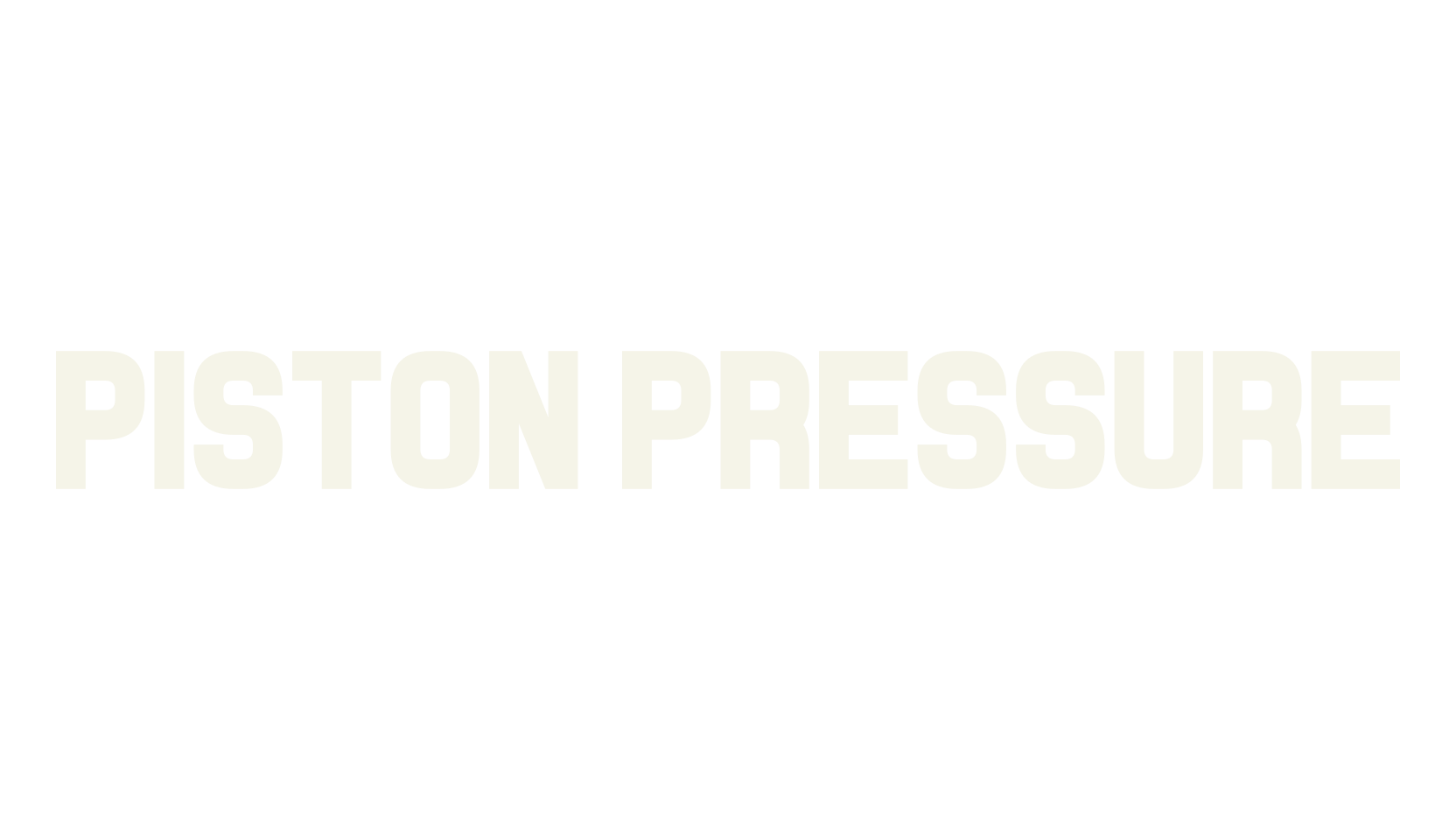 Piston Pressure, sans font preview