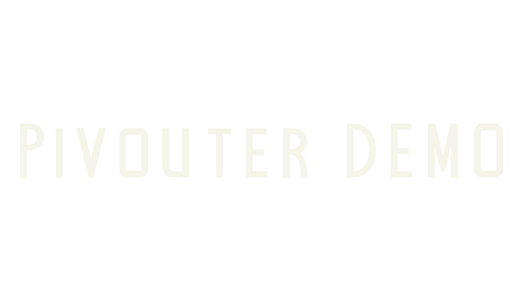 Pivouter DEMO, football font preview
