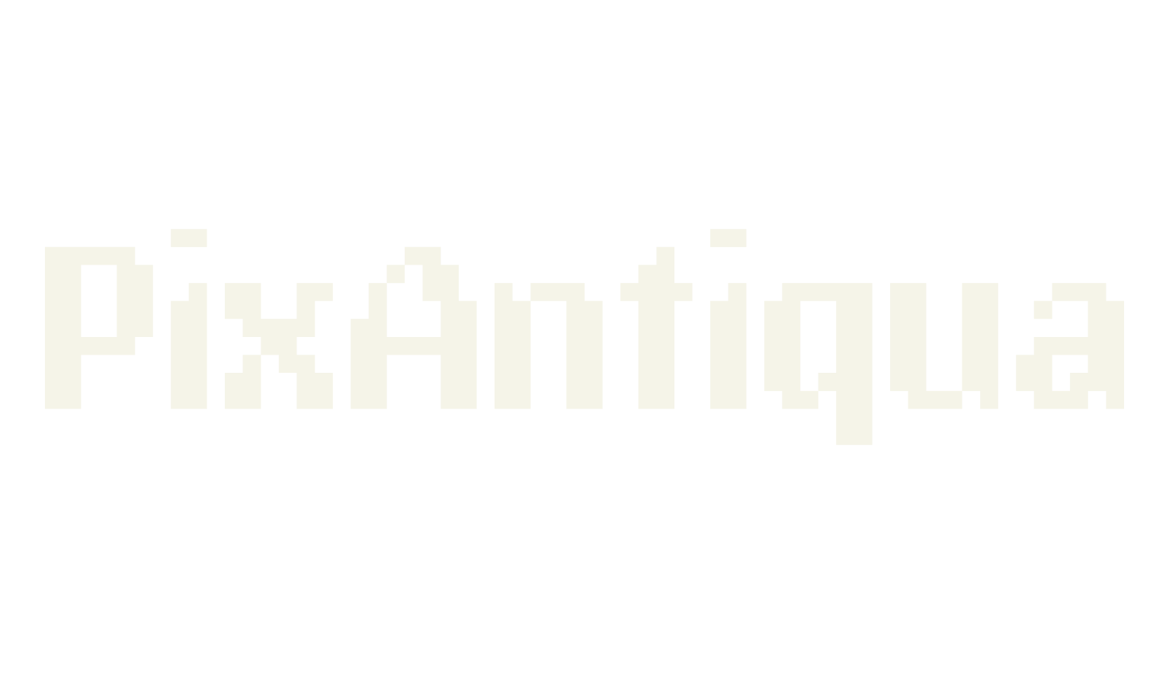 PixAntiqua, pixel font preview