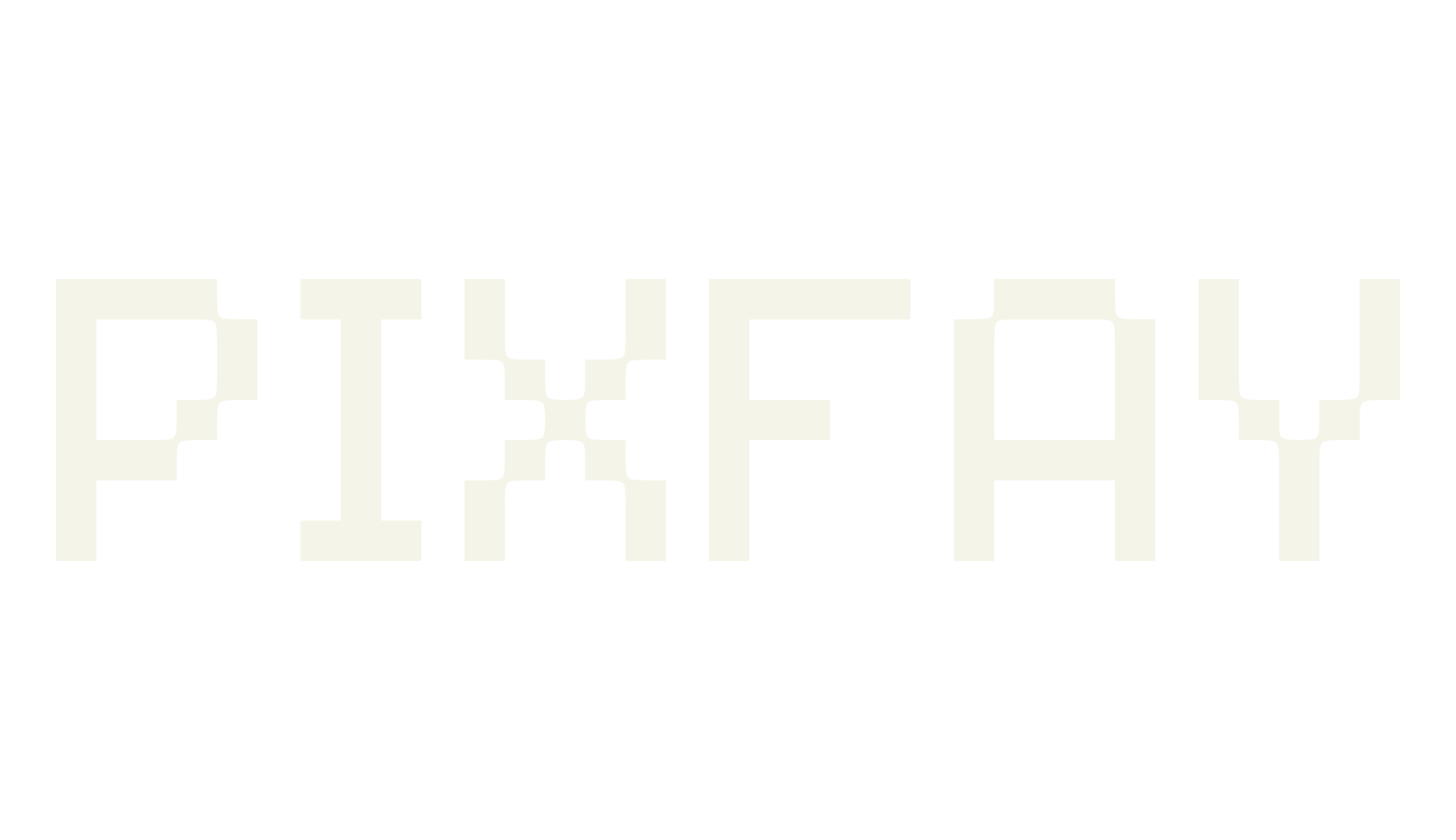 Pixfay, modern font preview