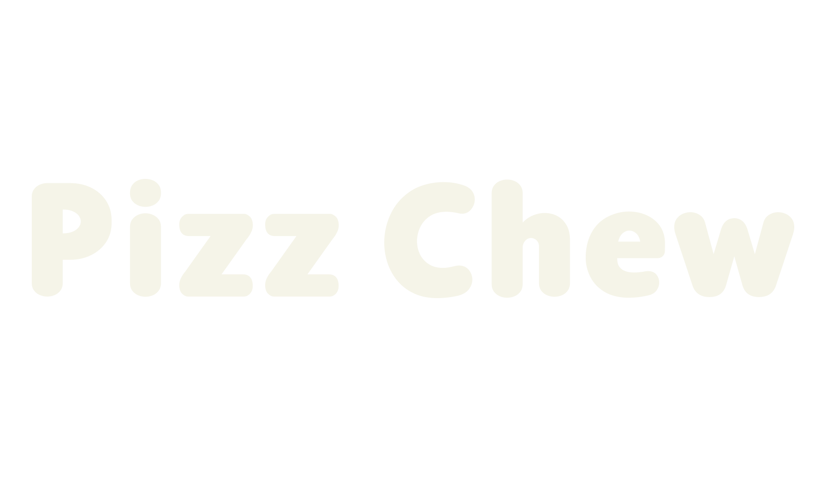 Pizz Chew, rounded font preview