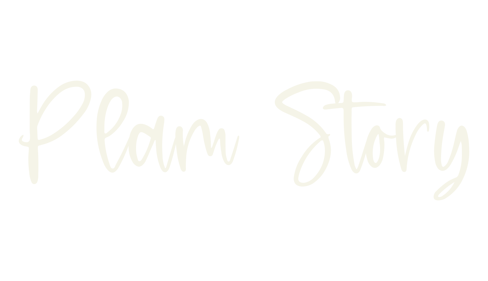 Plam Story, script font preview