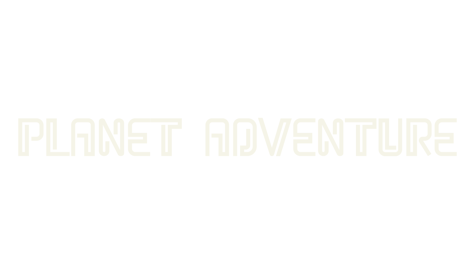 PLANET ADVENTURE, display market font preview