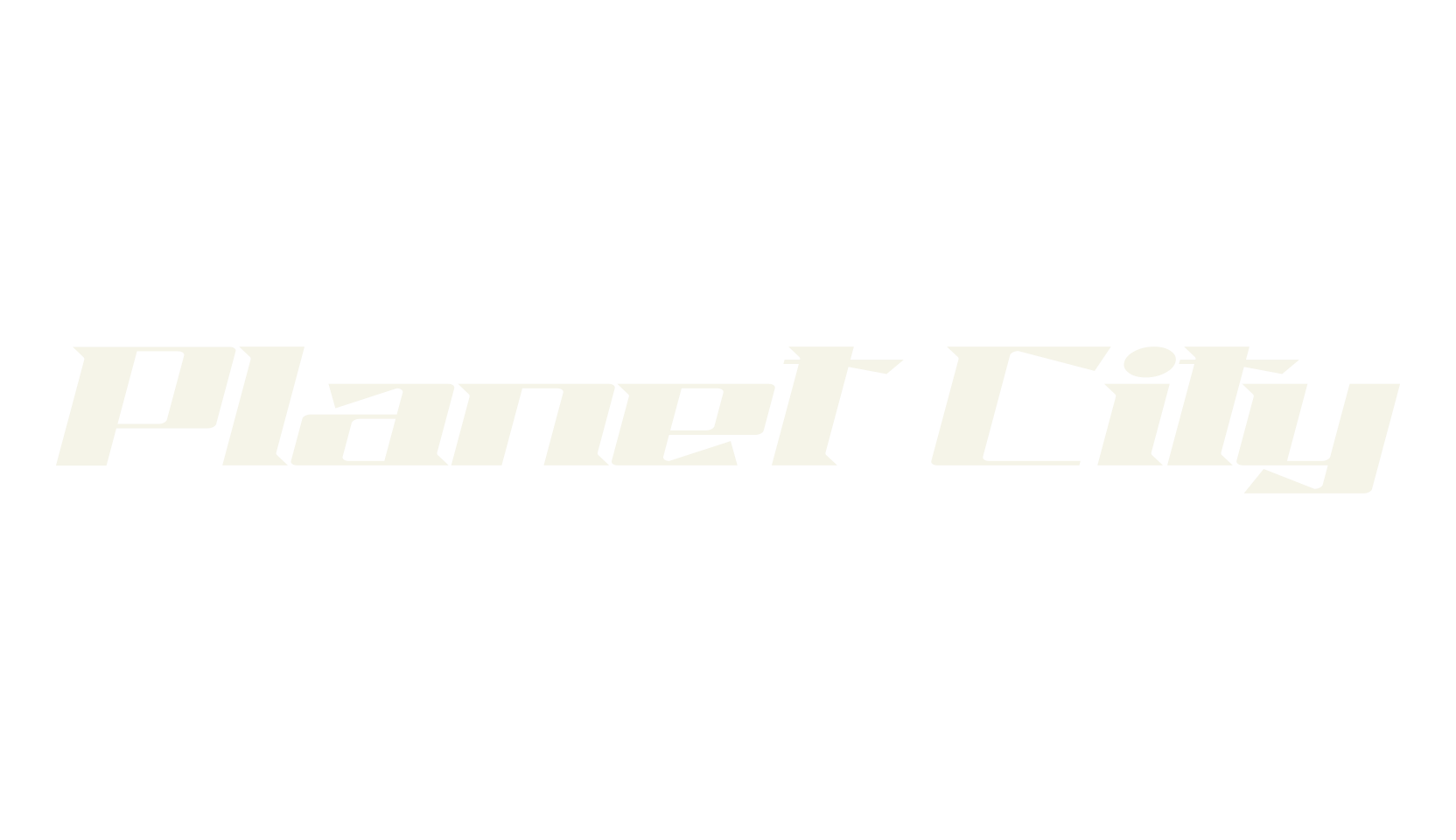 Planet City, racing font preview