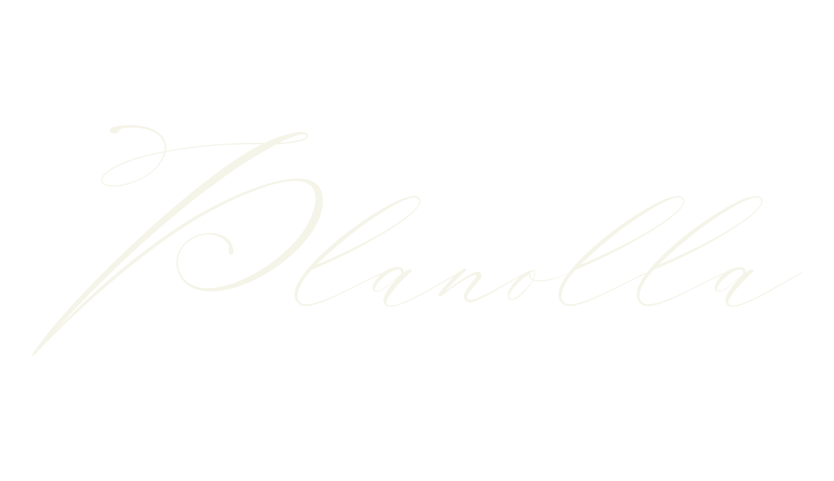 Planolla, calligraphy font preview