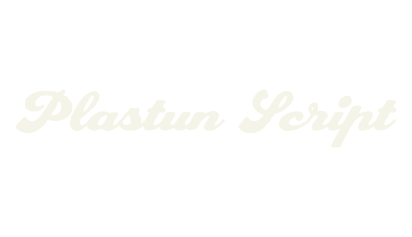 Plastun Script, cursive font preview