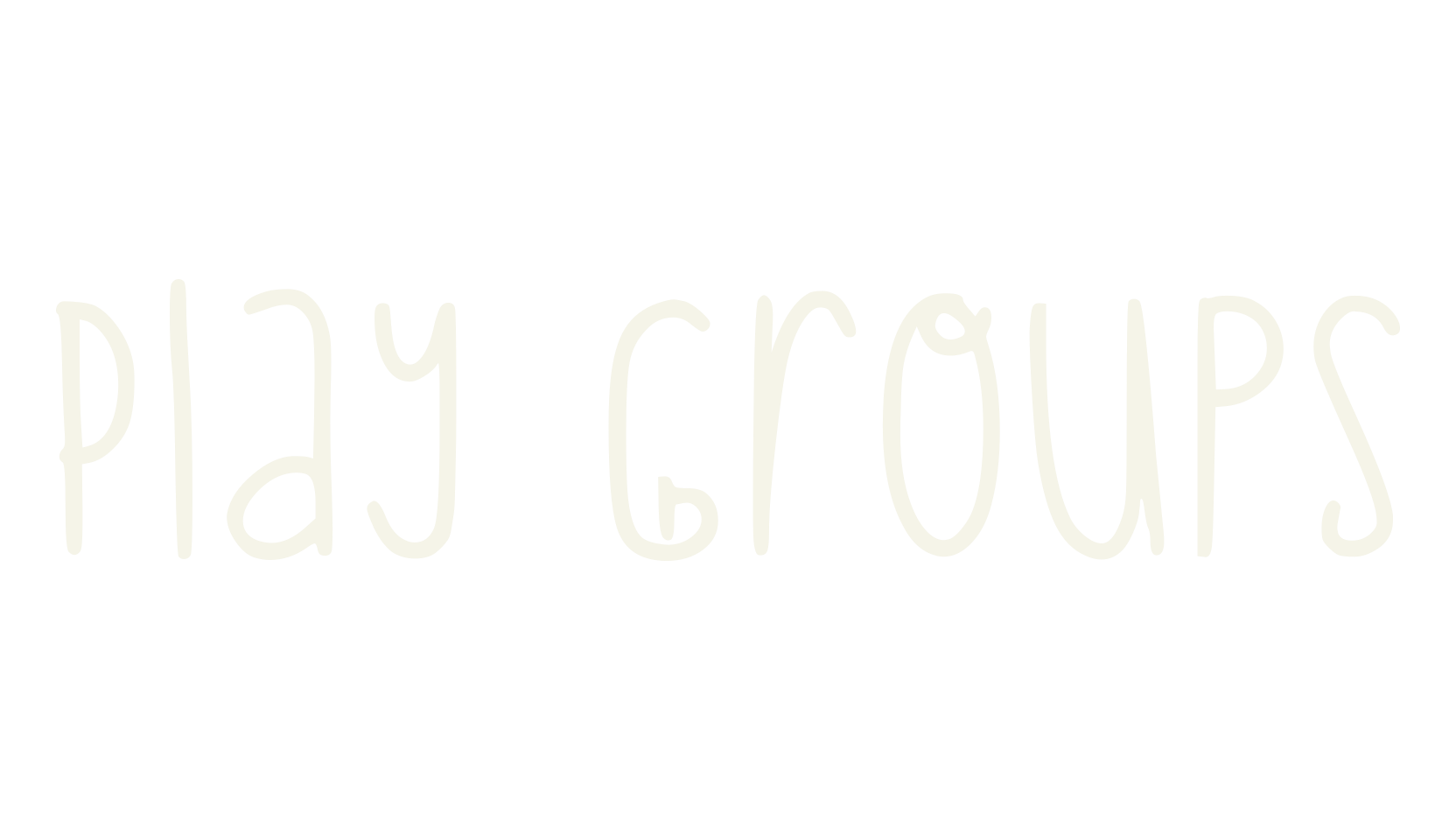 Play Groups, children font preview
