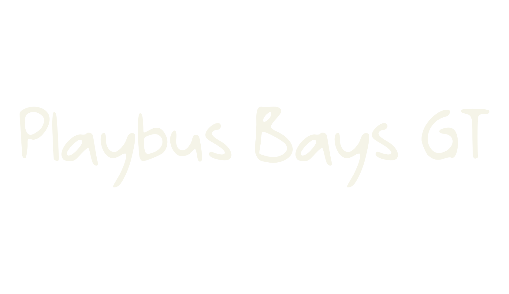 Playbus Bays GT, children font preview