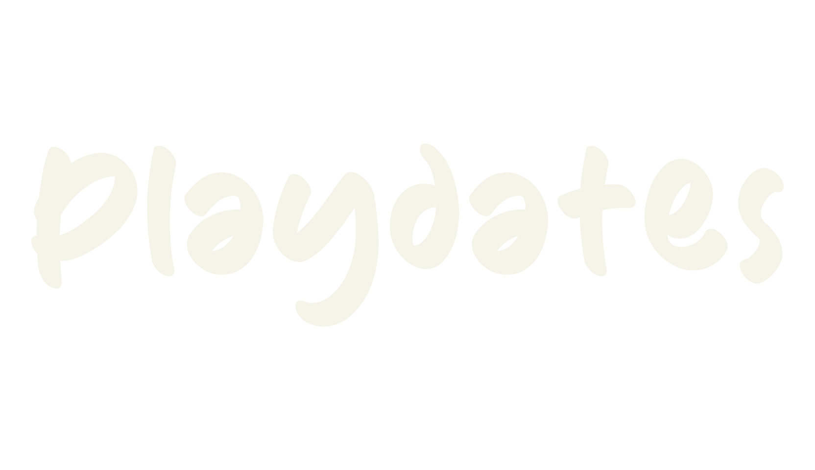 Playdates, handwriting font preview