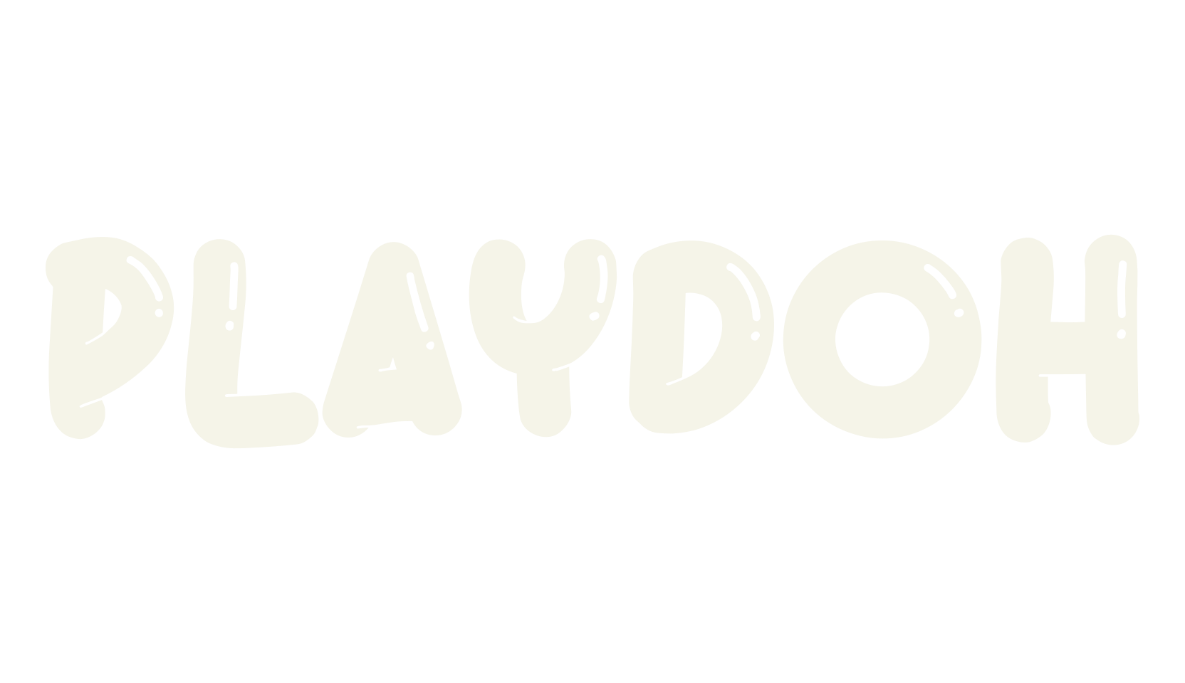 Playdoh, handwritten font preview