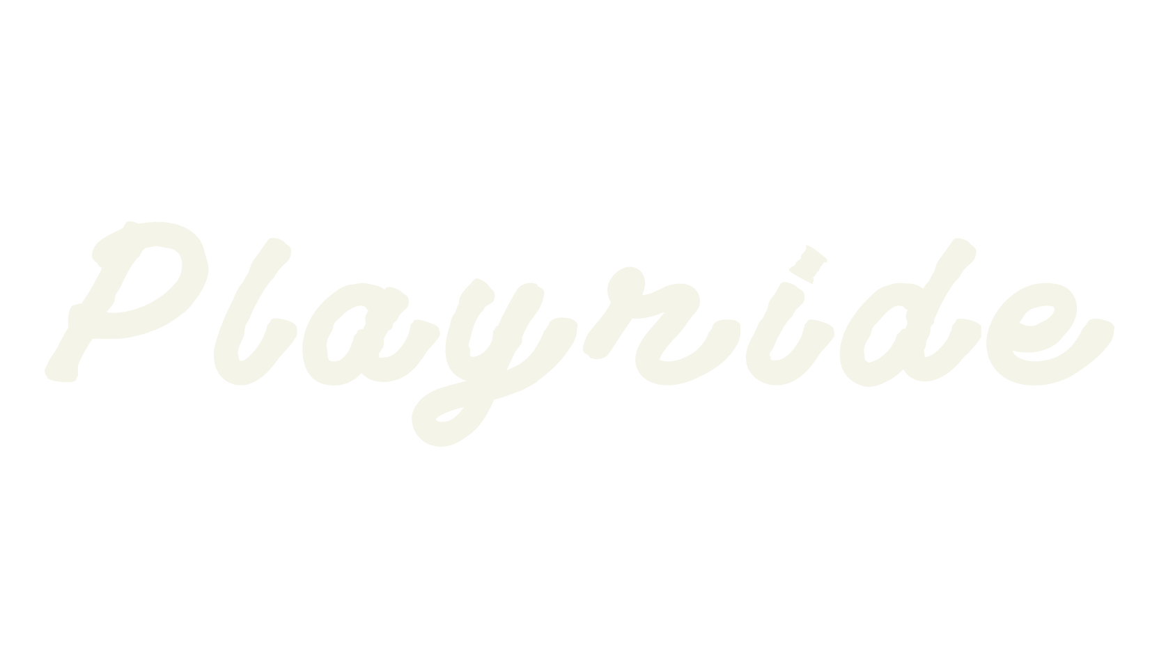 Playride, marker font preview