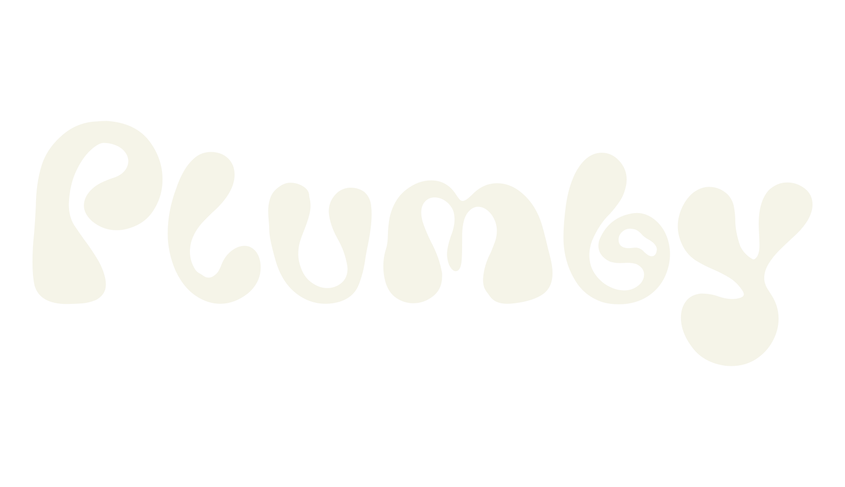 Plumby, floral font preview