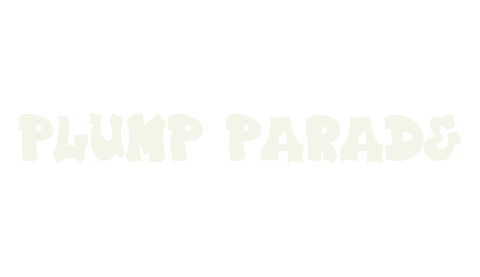 Plump Parade, cool font preview