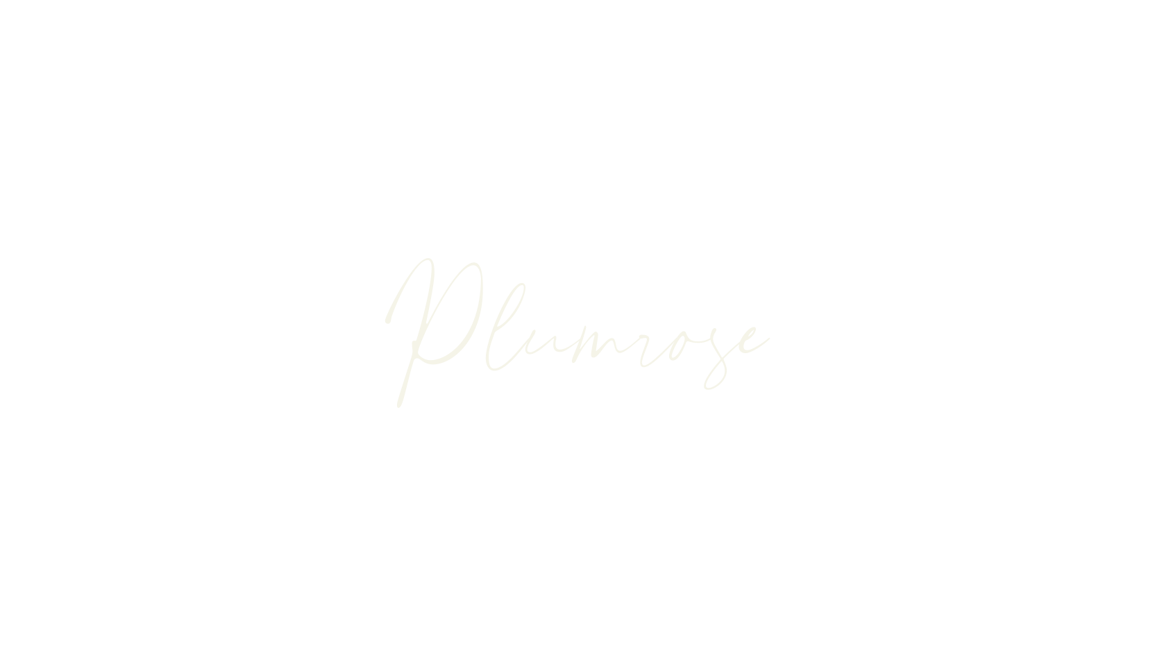 Plumrose, faded font preview