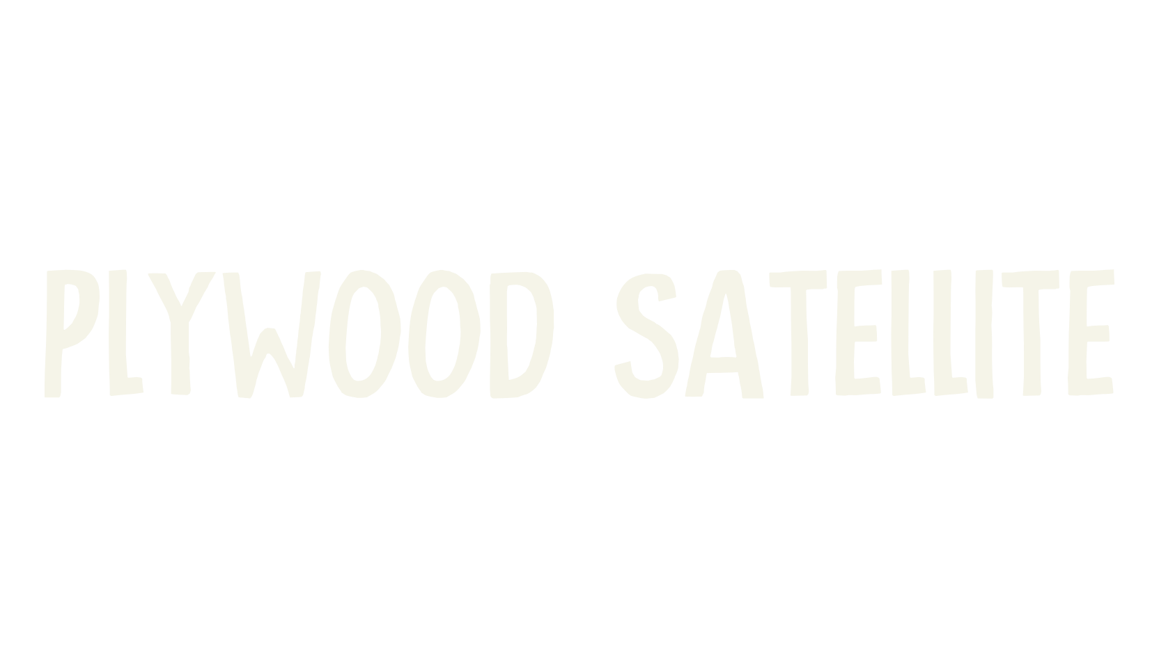 Plywood Satellite, display market font preview