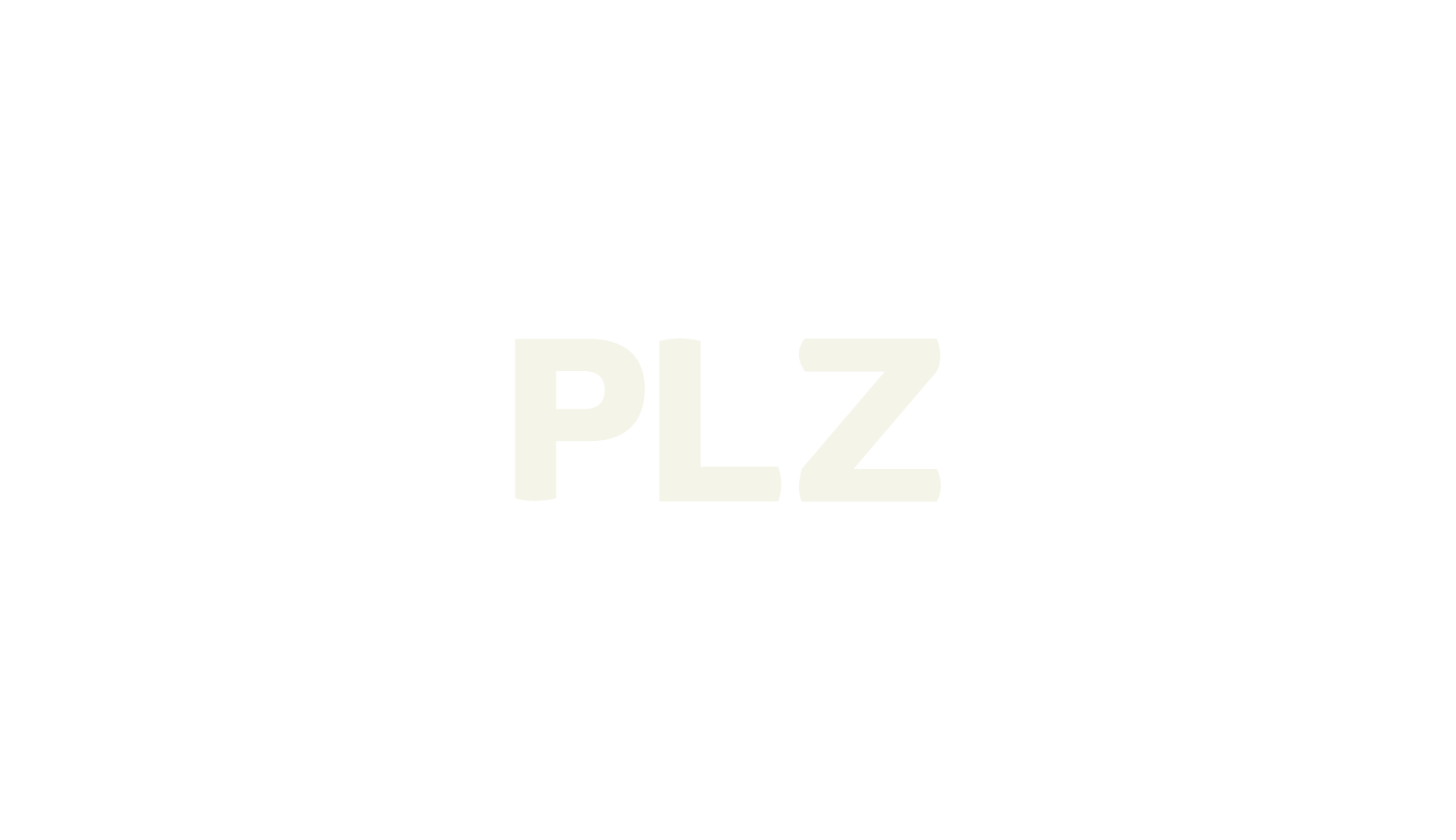 PLZ, bold font preview