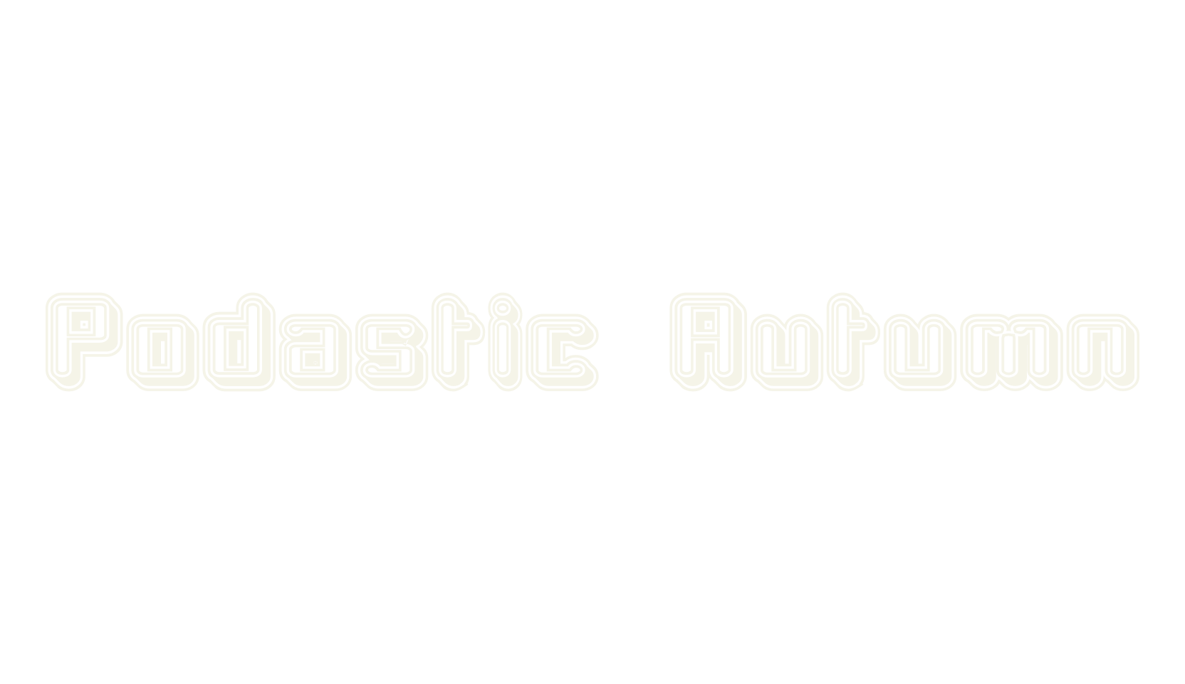 Podastic Autumn, display market font preview