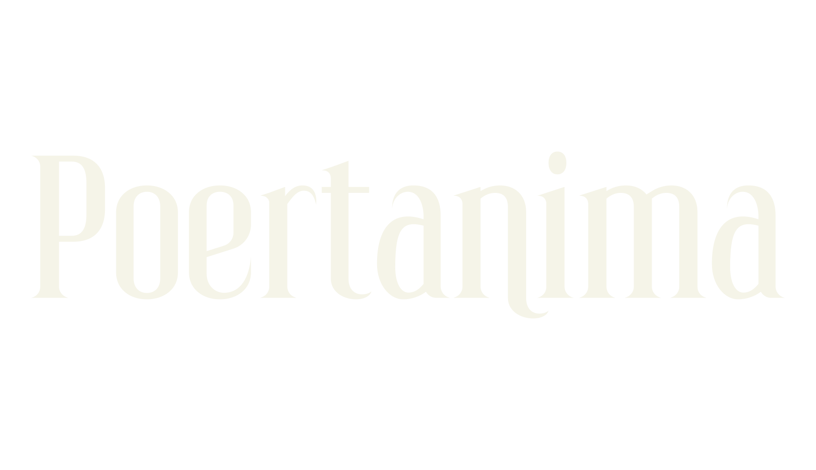 Poertanima, narrow font preview