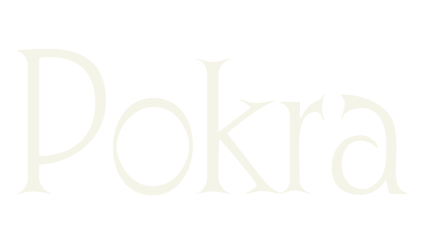 Pokra, whimsical font preview