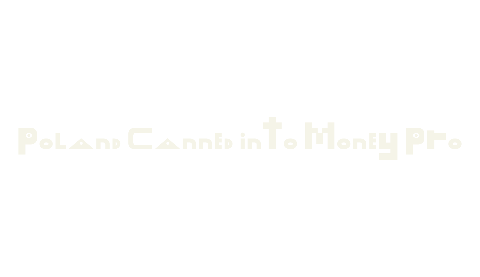 Poland Canned into Money Pro, display market font preview