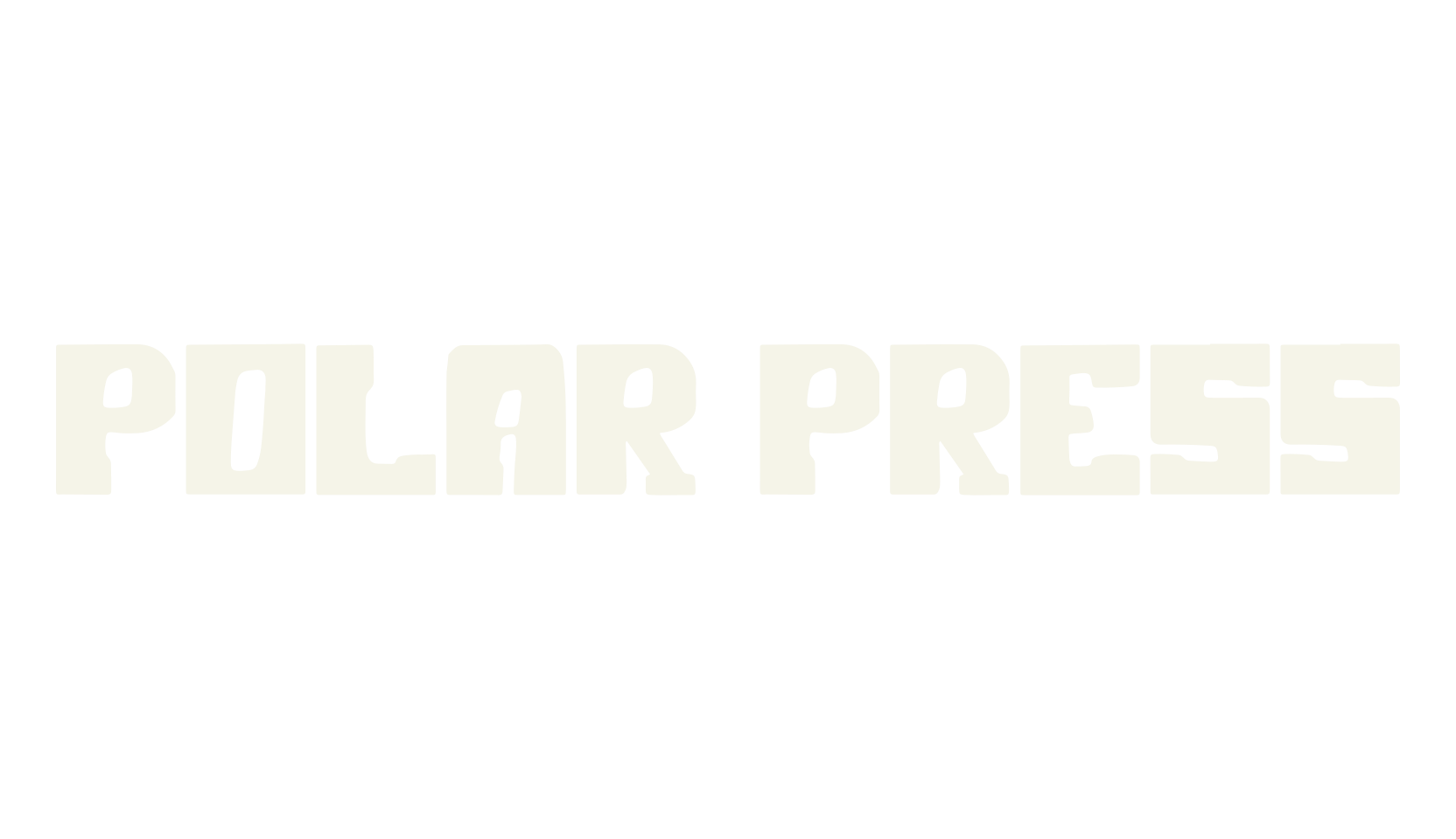 Polar Press, clothing font preview