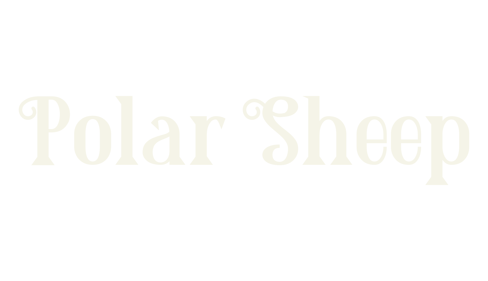 Polar Sheep, christmas font preview