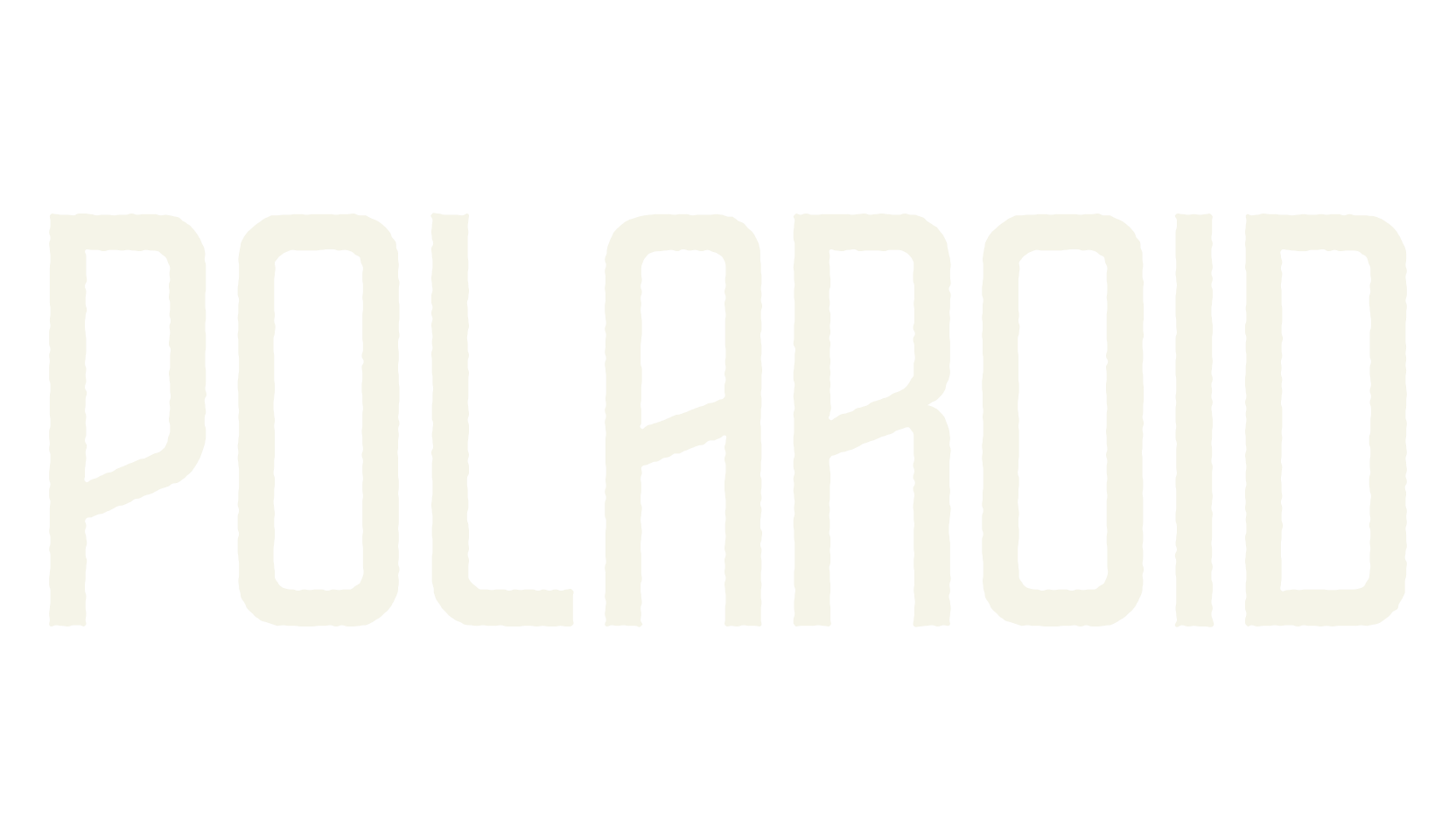 POLAROID, serif font preview