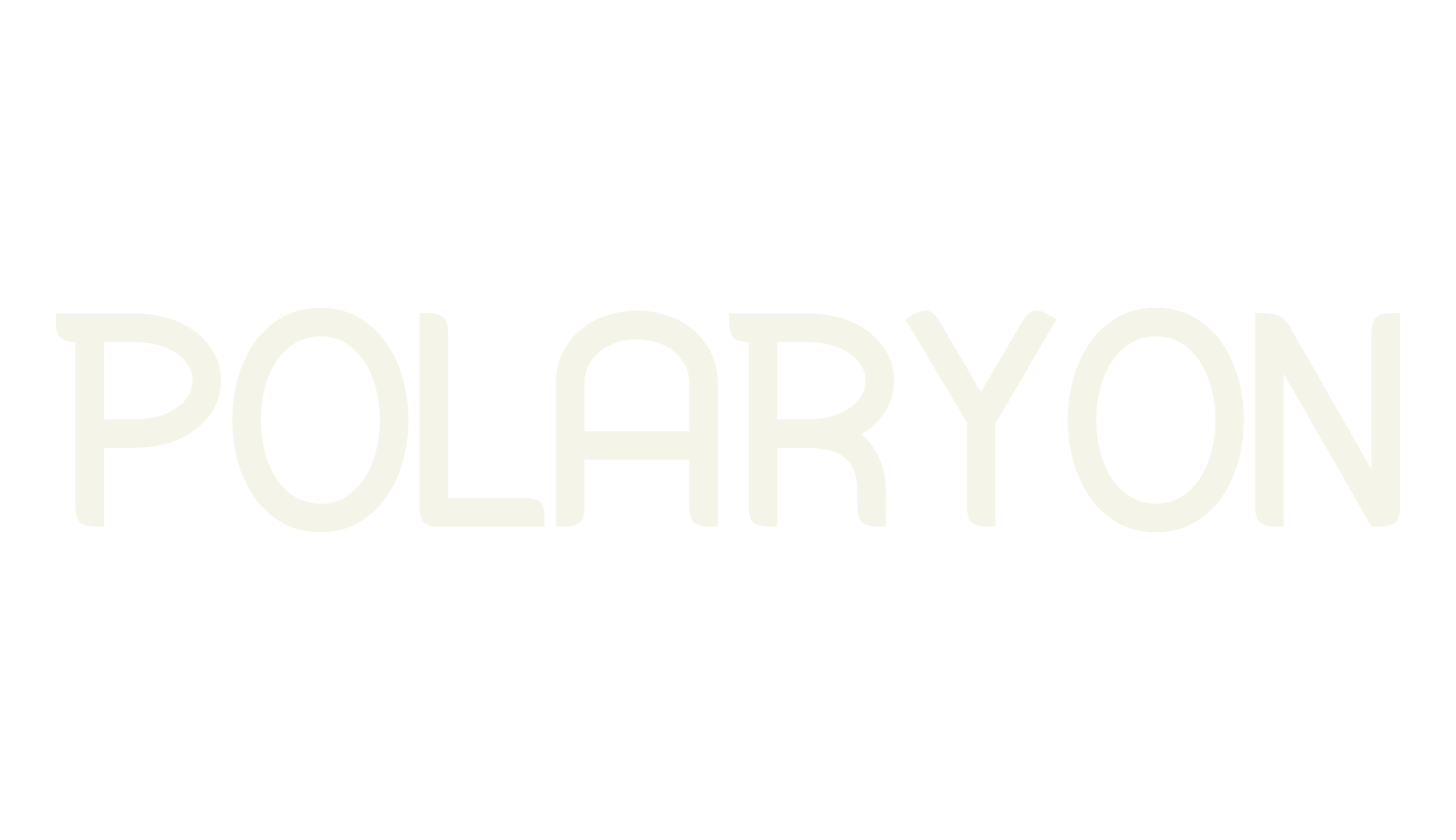 POLARYON, modern font preview