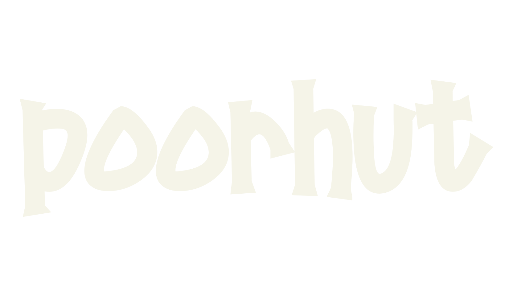Poorhut, serif font preview