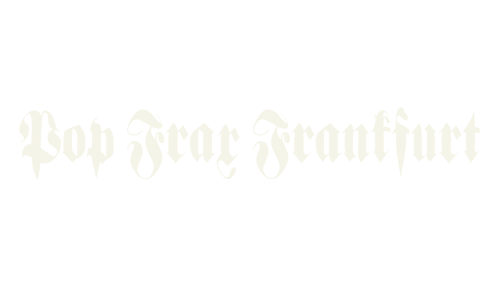 Pop Frax Frankfurt, fantasy font preview