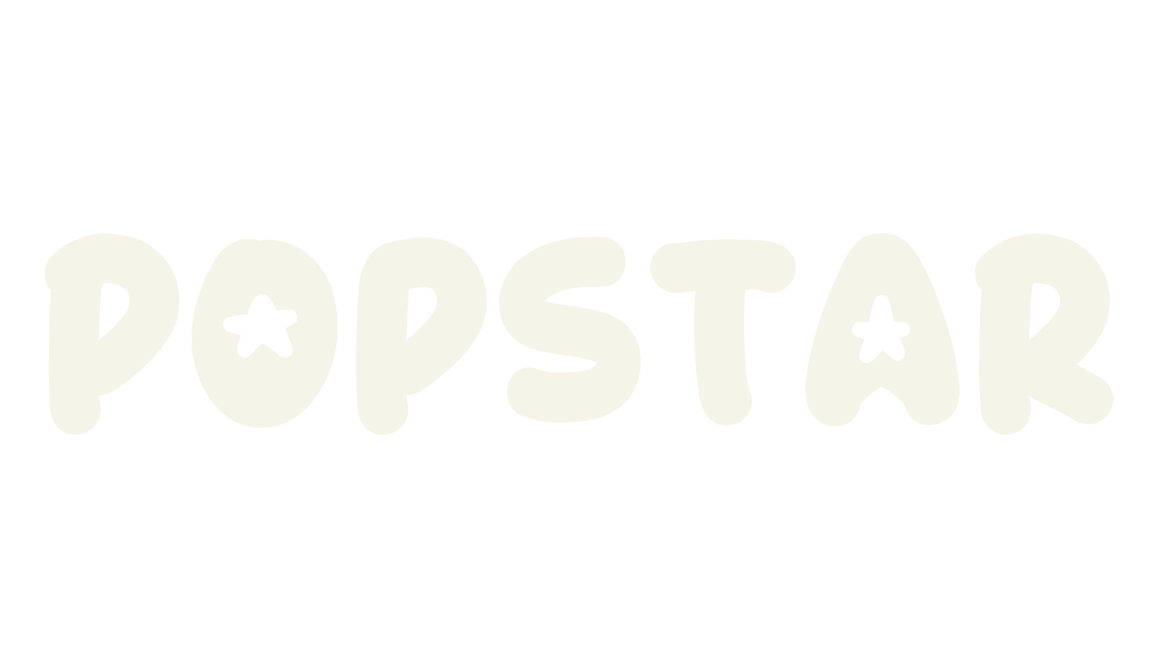 Popstar, handwritten font preview