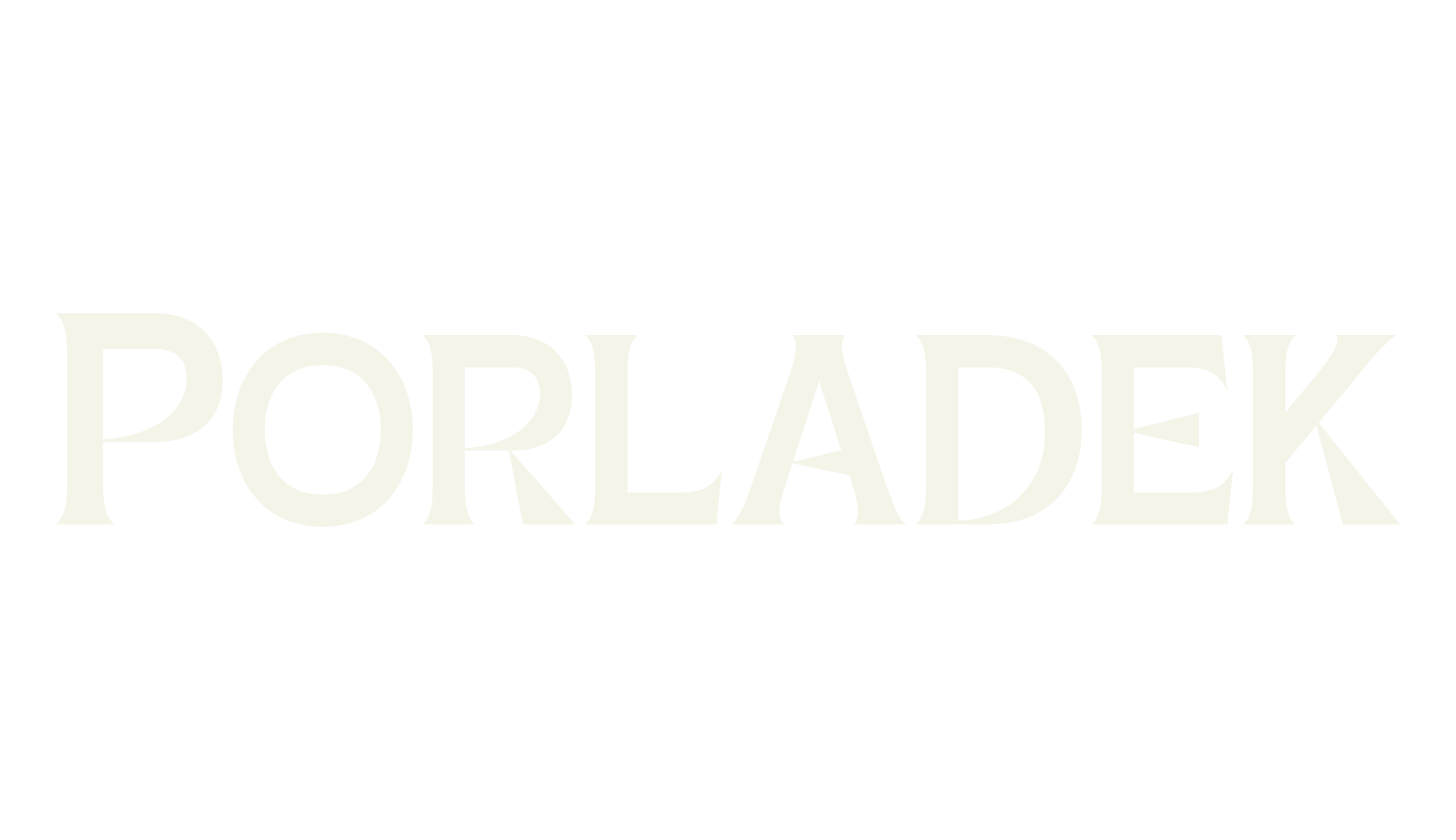 Porladek, serif font preview