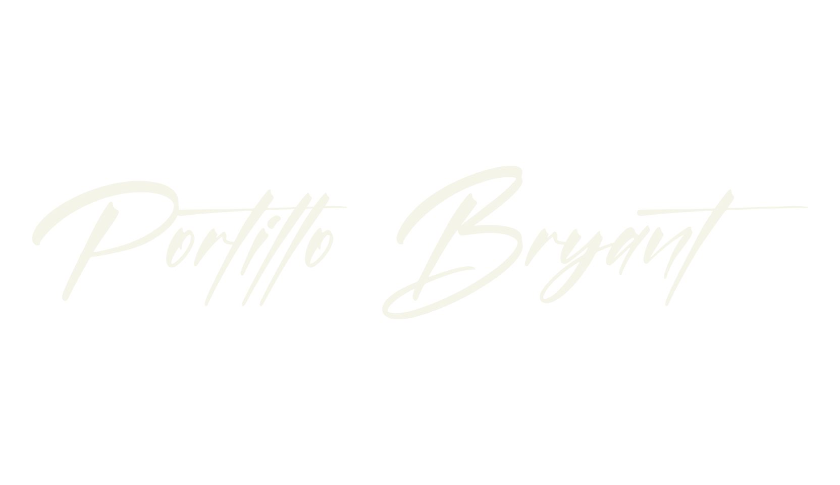 Portillo Bryant, script font preview
