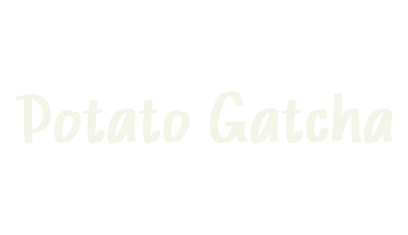 Potato Gatcha, comic sans font preview