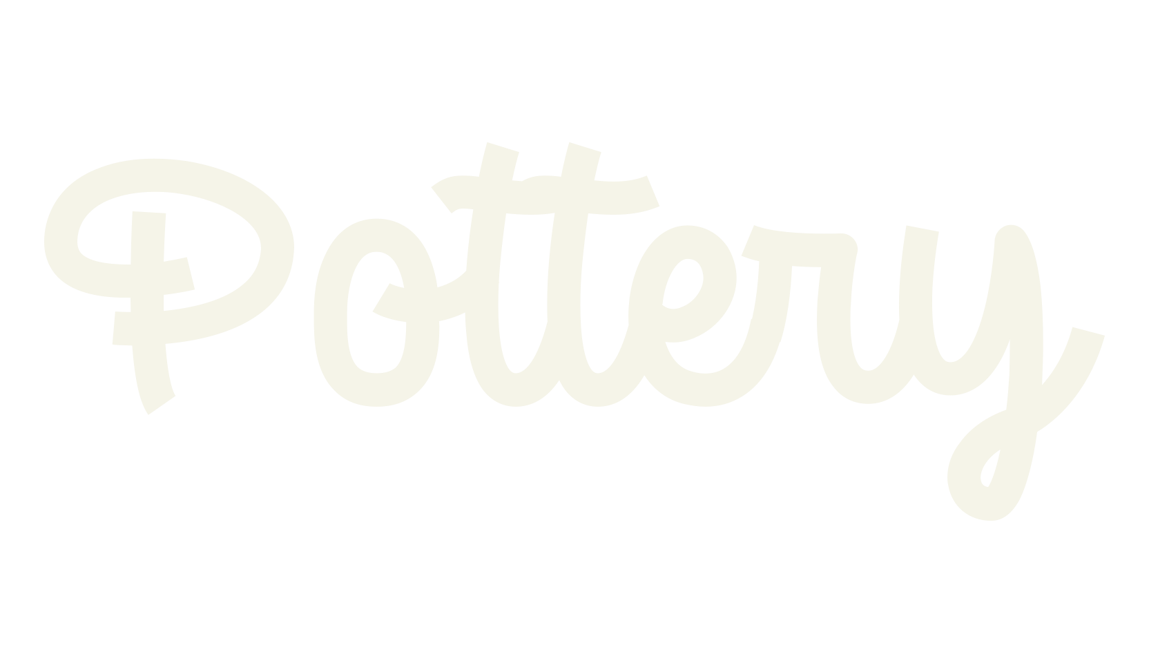 Pottery, fancy font preview
