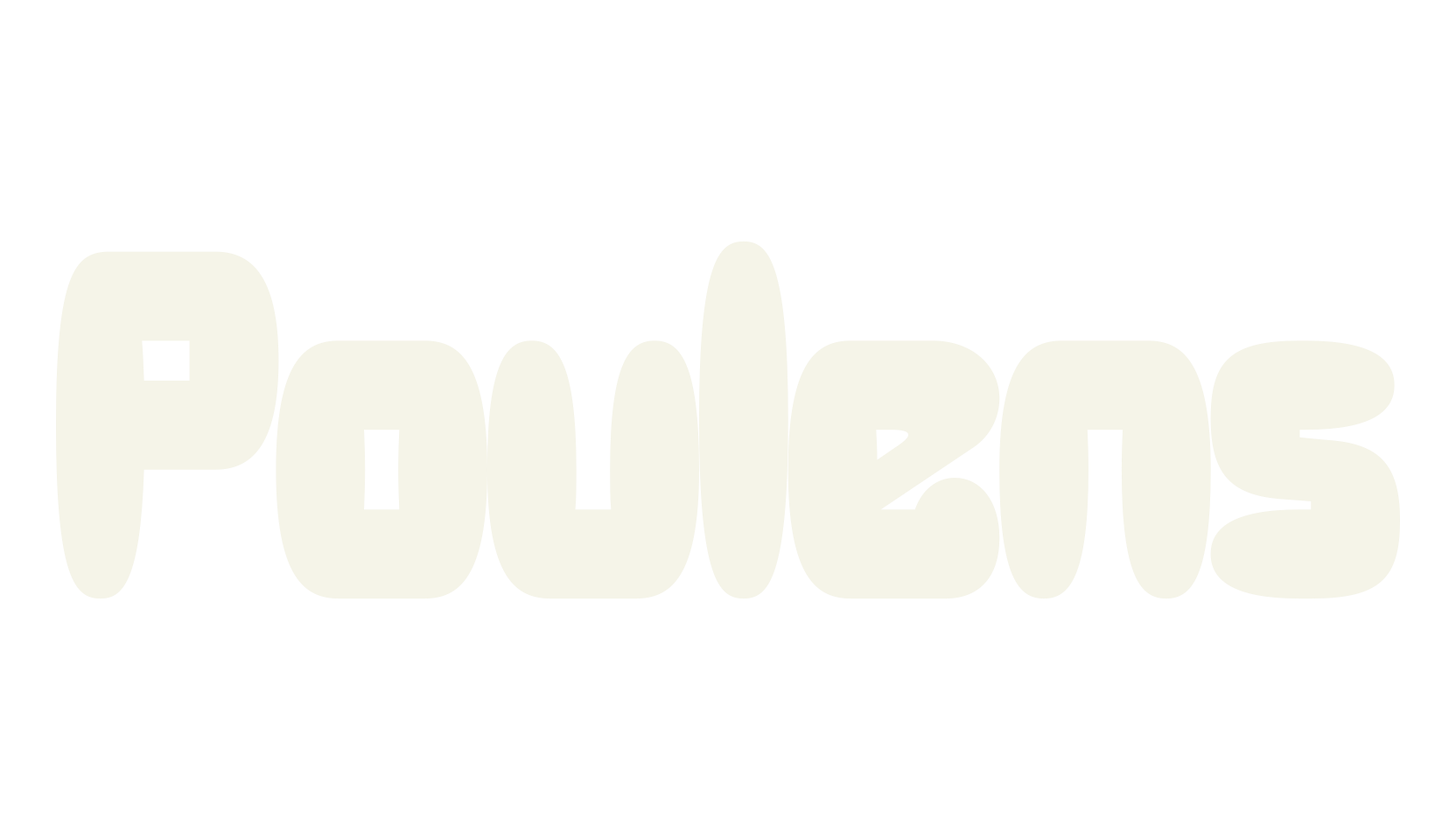 Poulens, 1990s font preview