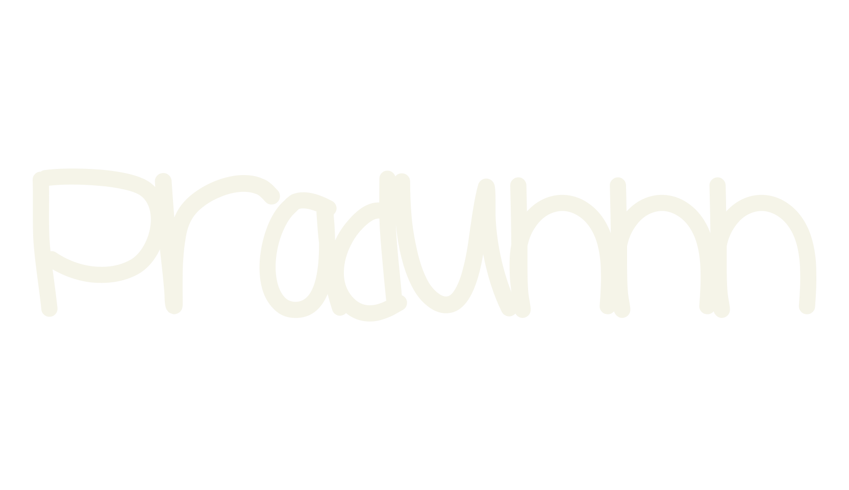 Praduhhh, handwritten font preview