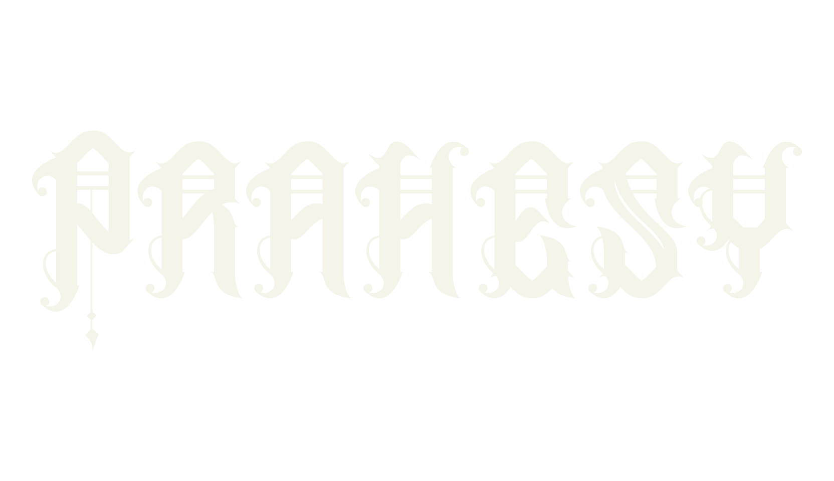 Prahesy, old english font preview