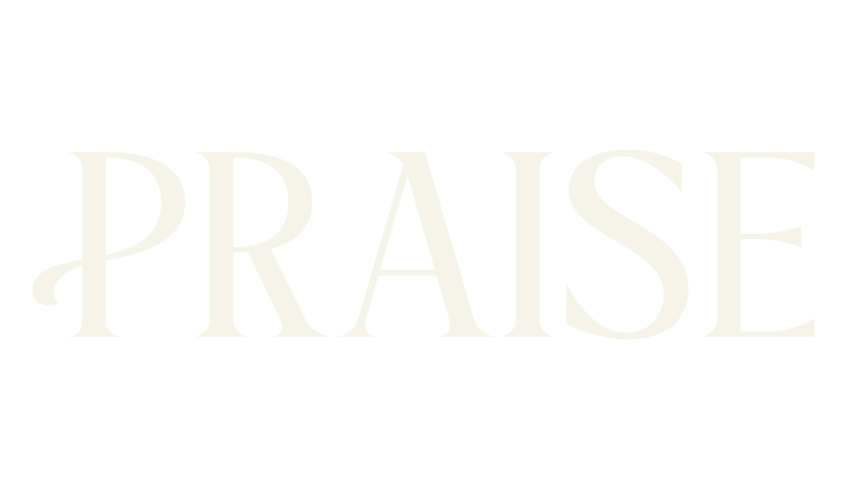 Praise, luxury font preview